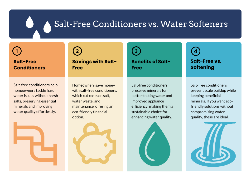 Comparing Salt-Free Conditioners and Water Softeners